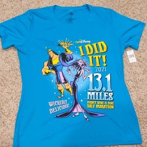 Rundisney, 2021, wine and dine half marathon, villains, finisher shirt, NWT